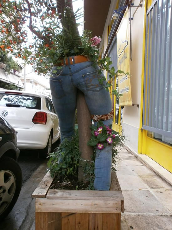 Como plantar em calças jeans