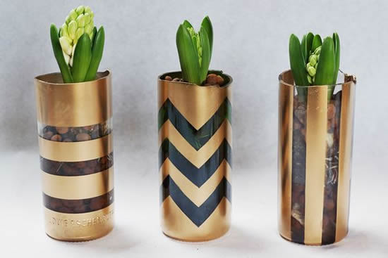 Vasos Inusitados com Reciclagem
