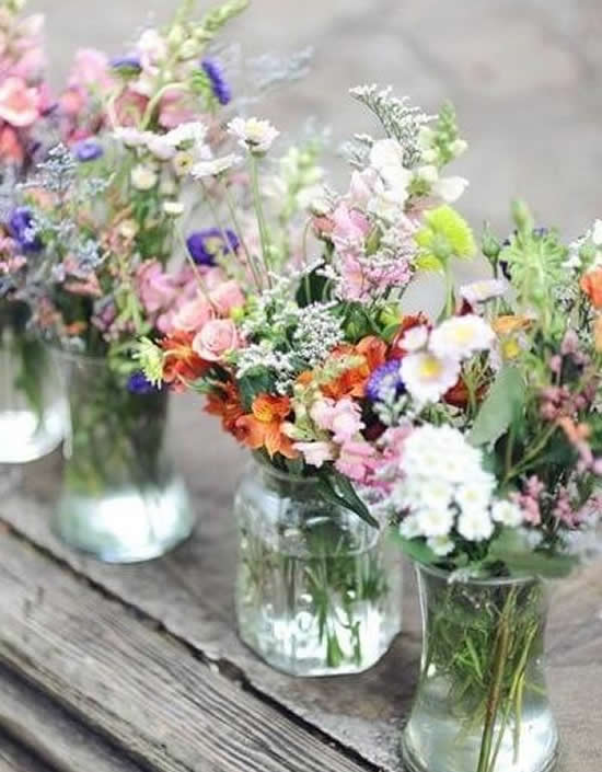 Vasinhos Lindos com Flores