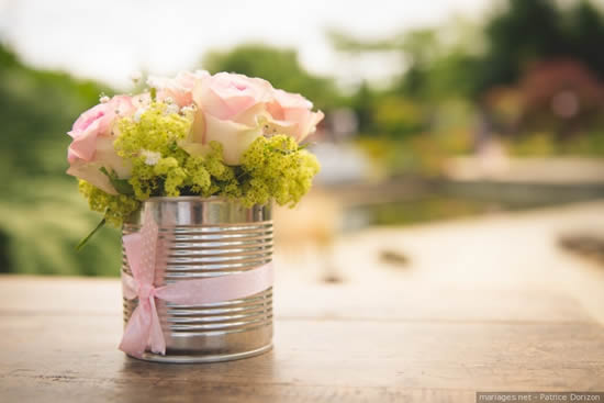 Vaso com arranjo de flor