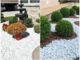 Como decorar jardim com pedra branca