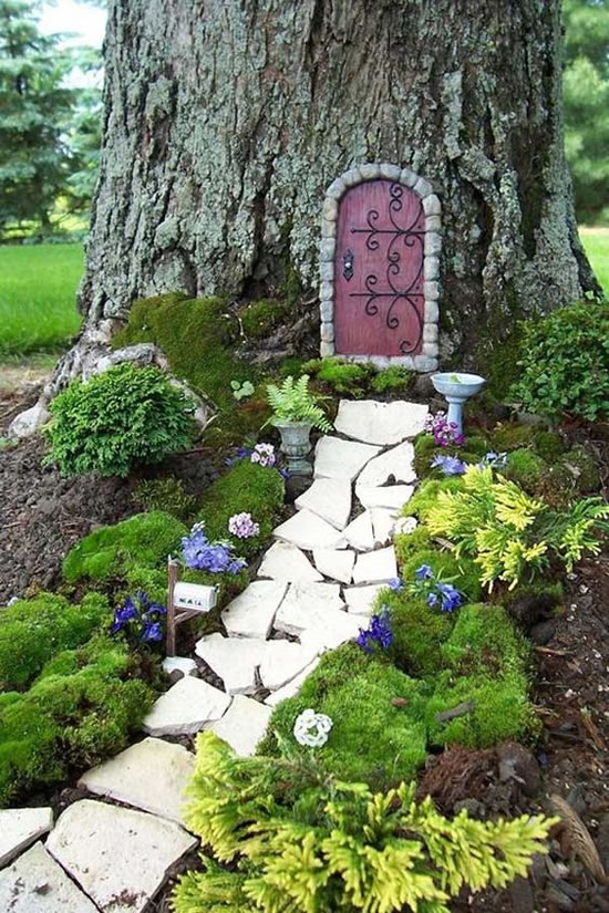 Pedras para decorar o jardim